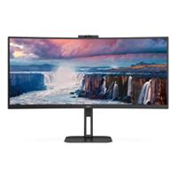 MONITOR CURVO AOC 34 PANEL VA / FRECUENCIA 100HZ / T.D.R  4 MS / FLICKER FREE / LOW BLUE LIGHT / COLOR NEGRO/ HDMI / VGA / DISPLAYPORT / ASPECTO 21:9 / RESOLUCION 3440 X 1440 / BRILLO 300 CD/M2