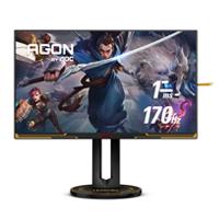 MONITOR GAMER AG275QXL AOC 27 / PANEL IPS / 144 - 170 HZ / T.D.R. 1 MS / AMD FREE SYNC / COLOR NEGRO Y DORADO / HDMI / VGA / DISPLAYPORT / ASPECTO 16:9 / RESOLUCION 2560 X 1440 / BRILLO 350 CD/M2