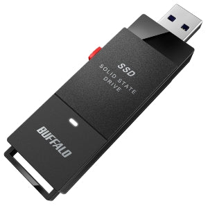 SSD Externo Buffalo SSD-PUT1.0U3B 1000 GB, Lectura 430 MB/s, Escritura 400 MB/s, USB tipo A, 3.2 Gen 1 (3.1 Gen 1), Negro