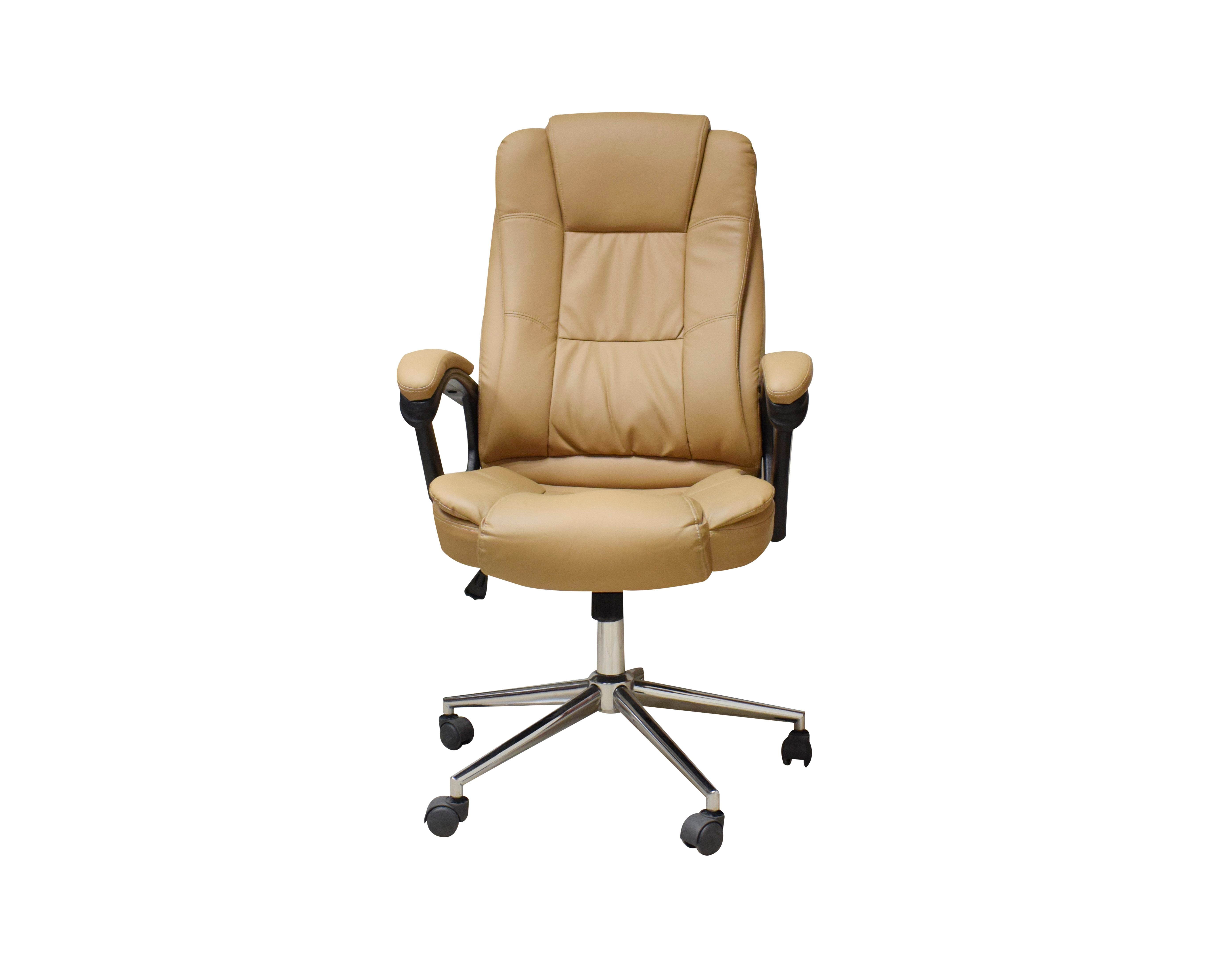 Silla Ejecutiva Naceb Technology Cafe NA-0930C - Ejecutiva, Asiento acolchado, Café, Vinipiel