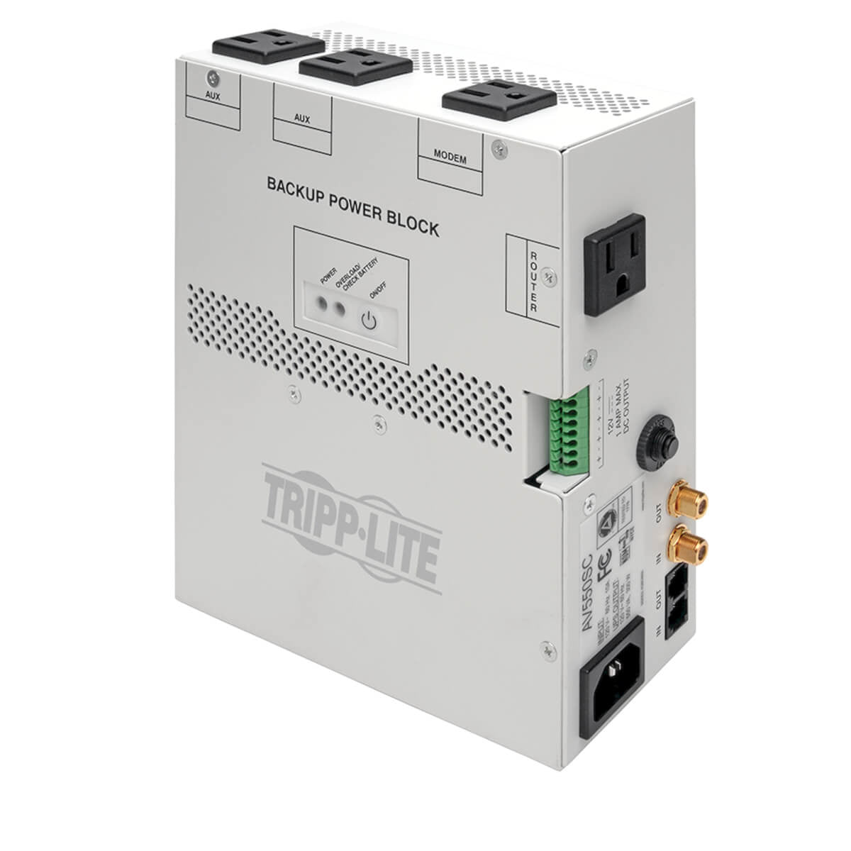 BLOQUE TRIPPLITE AUDIO/VIDEO AV550SC -