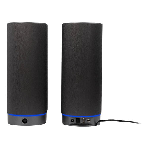 BOCINAS ACTECK DYNAMIC EXACT X BS660 / INALAMBRICA / BLUETOOTH AUX USB / 2 CANALES 50 W RMS / 45HZ- 20KHZ / ILUMINACION LED / NEGRO / AC-939812