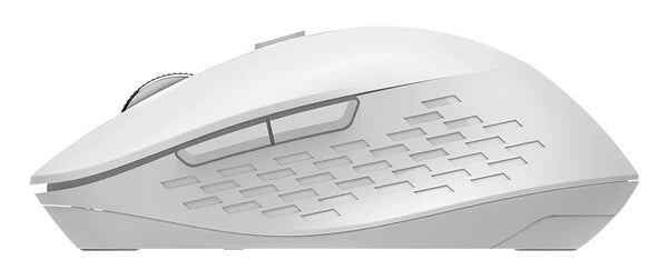 MOUSE ACTECK OPTIMIZE FLOW MI480 / INALAMBRICO / 1600 DPI / 5 BOTONES SCROLL / ALCANCE 10 M / DONGLE BT 2.4 MHZ / BLANCO / AC-939843