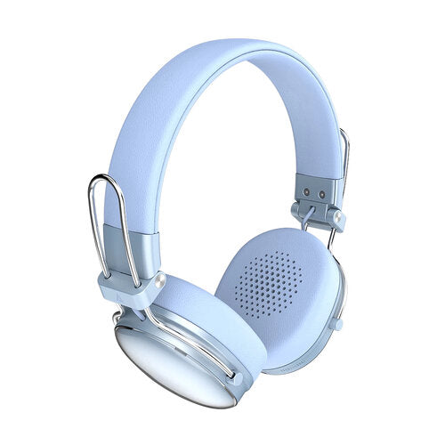 AUDIFONOS ACTECK LUXE CHIC HP710 / DIADEMA / INALAMBRICOS / BT 5.4 / MICROFONO OMNIDIRECCIONAL / 20 HZ A 20 KHZ / BATERIA 30 HRS / CANCELACION DE RUIDO HIBRIDO / AZUL / AC-940917