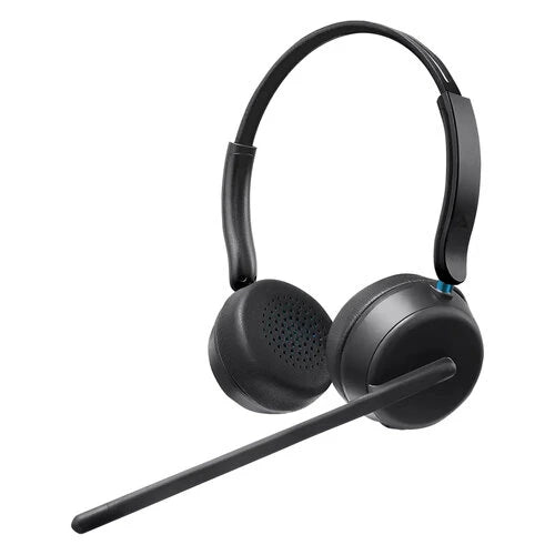 AUDIFONOS ACTECK ACTIVE SYNC HC580 / DIADEMA / INALAMBRICO /  MICROFONO UNIDIRECCIONAL / CONEXION BLUETOOTH Y AUXILIAR / 20 HZ - 20 KHZ / CANCELACION DE RUIDO / NEGRO / AC-942386