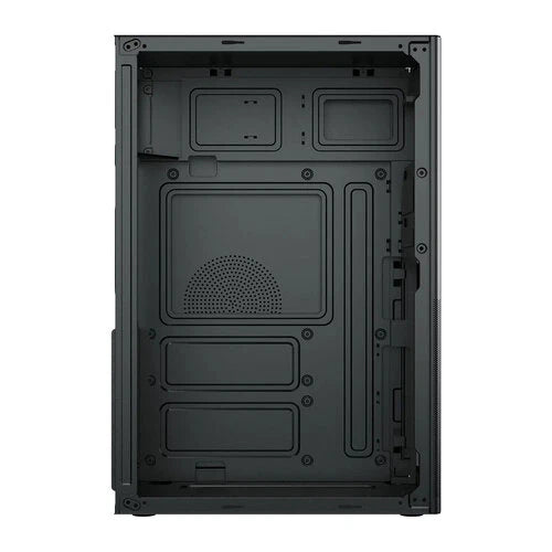 GABINETE ACTECK REX MAX GM757 / MEDIA TORRE / ATX, MICRO ATX, MINI ITX / PANEL DE METAL + MALLA / 5 AÑOS DE GARANTIA / NEGRO / AC-943994