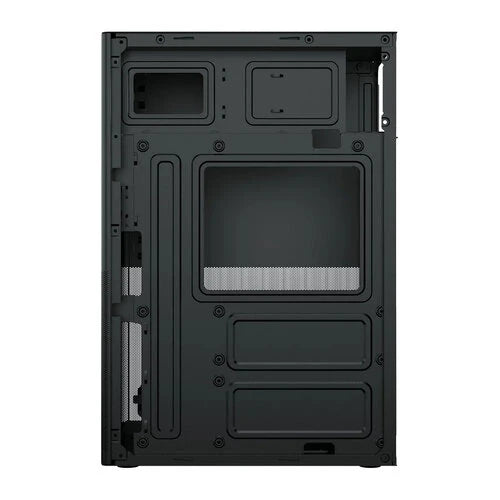 GABINETE ACTECK REX MAX GM757 / MEDIA TORRE / ATX, MICRO ATX, MINI ITX / PANEL DE METAL + MALLA / 5 AÑOS DE GARANTIA / NEGRO / AC-943994