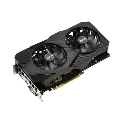 TARJETA DE VIDEO ASUS NVIDIA RTX2060 /PCIE X16 3.0 /12GB DDR6 /2XHDMI /DP /DVI-D /ESTANDAR /GAMA MEDIA