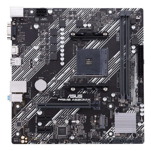 MB ASUS A520 AMD S-AM4 5A GEN /2X DDR4 3200 /HDMI 2.1 /M.2 /4X USB3.2 /MICRO ATX /GAMA BASICA