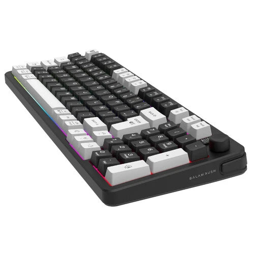 KIT DE TECLADO Y MOUSE GAMER BALAM RUSH SQUAD CONQUEST PRO KG525 INALAMBRICO RF NEGRO
