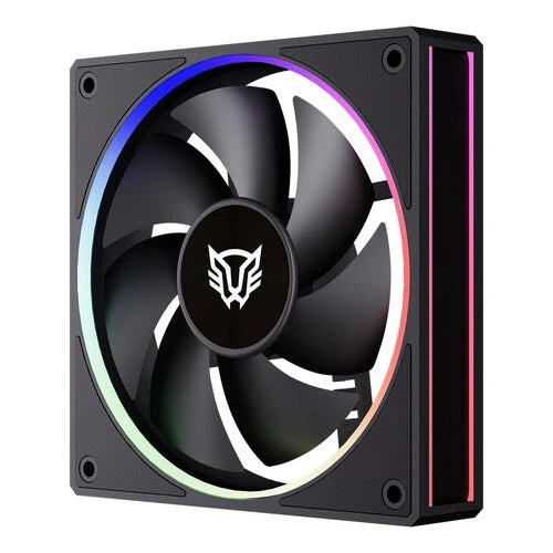 KIT 3 VENTILADORES BALAM RUSH EOLOX BORA EXB85 / POTENCIA DE ENFRIAMIENTO / VELOCIDAD 1600 RPM / SILENCIO IMBATIBLE / CONEXIN PWM AURA / ARGB / NEGRO / BR-942126
