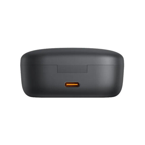 AUDIFONOS INALAMBRICOS BLUETOOTH 5.3 BASEUS, BOWIE E18, 25 HORAS CON EL ESTUCHE DE CARGA, HASTA 6 HORAS DE USO CONTINUO, COMPATIBLE CON ANDROID, IOS, WINDOWS, COLOR NEGRO