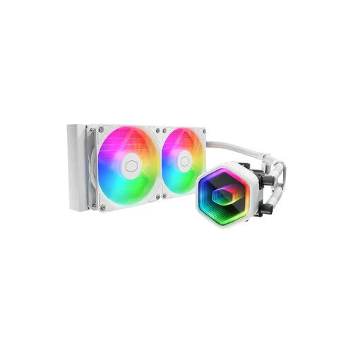 ENFRIAMIENTO LIQUIDO COOLER MASTER CORE II 240 ENFRIAMIENTO LIQUIDO PARA CPU 2X 120MM HASTA 1750RPM BLANCO MLW-D24M-A18PA-RW