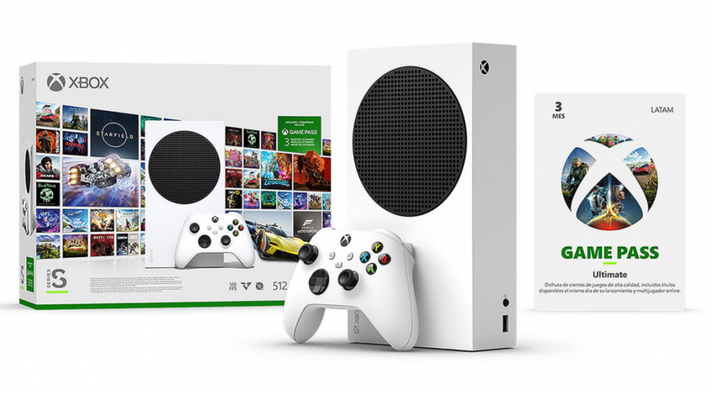 CONSOLA XBOX SERIES S 512GB WHITE BELMONT 3M GAME PASS CAJA MAL