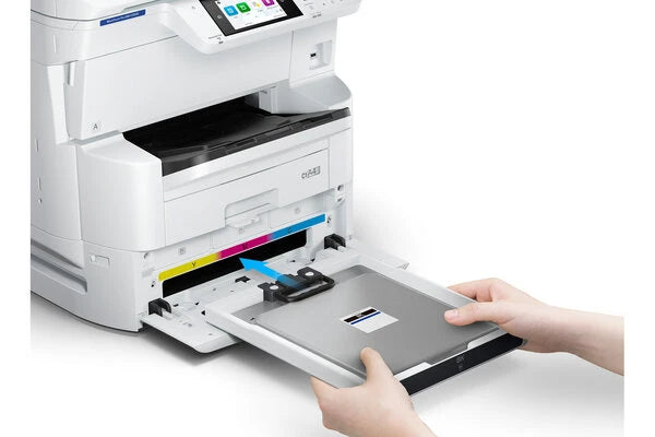 MULTIFUNCIONAL EPSON WORKFORCE PRO EM-C8100, PPM 25 NEGRO/ 24 PPM COLOR, INYECCION DE TINTA, USB, WIFI, RED, FAX, DUPLEX, A3, TINTA DE ARRANQUE 800/900 PAGINAS