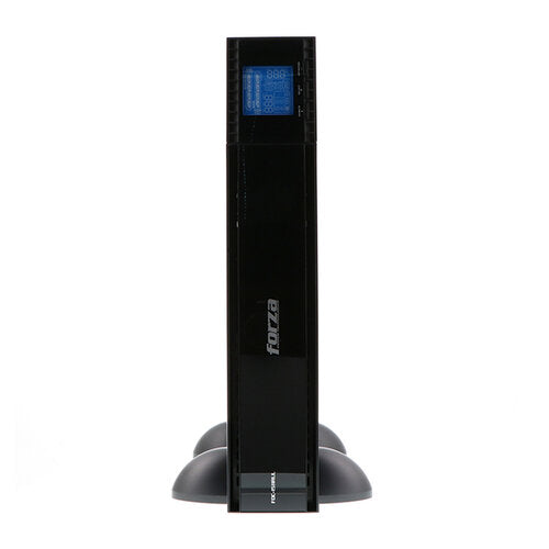UPS DOBLE CONVERSION EN LINEA FORZA FDC-1511RUL CON CAPACIDAD DE 1500VA/1350W FP 0.9 4 SALIDAS ONDA SENOIDAL PURA TORRE 120V NEGRO