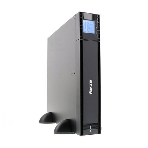 UPS DOBLE CONVERSION EN LINEA FORZA FDC-1511RUL CON CAPACIDAD DE 1500VA/1350W FP 0.9 4 SALIDAS ONDA SENOIDAL PURA TORRE 120V NEGRO