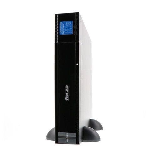 UPS DOBLE CONVERSION EN LINEA FORZA FDC-1511RUL CON CAPACIDAD DE 1500VA/1350W FP 0.9 4 SALIDAS ONDA SENOIDAL PURA TORRE 120V NEGRO