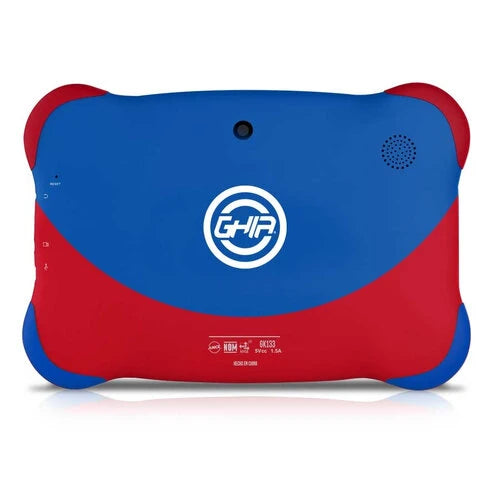 TABLET GHIA 7 KIDS/A133 QUADCORE/1GB RAM/16GB /2CAM/WIFI/BLUETOOTH/2500MAH/ANDROID 11 GO /AZUL