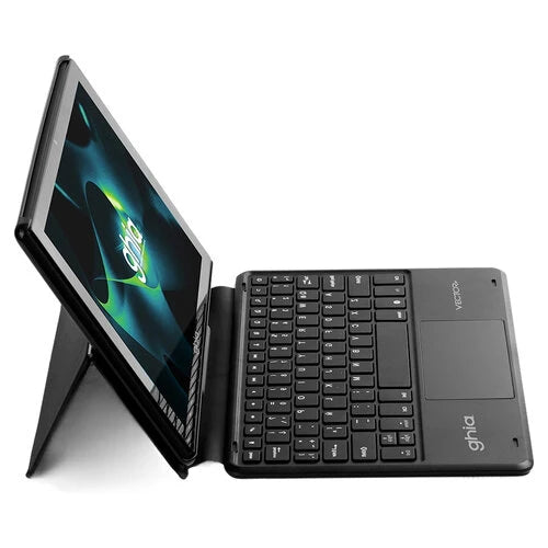 TABLET GHIA VECTOR PLUS C/TECLADO /A523 OCTACORE/4GB RAM/64GB /2CAM/WIFI/BLUETOOTH/5000MAH/ANDROID 13 NEGRA