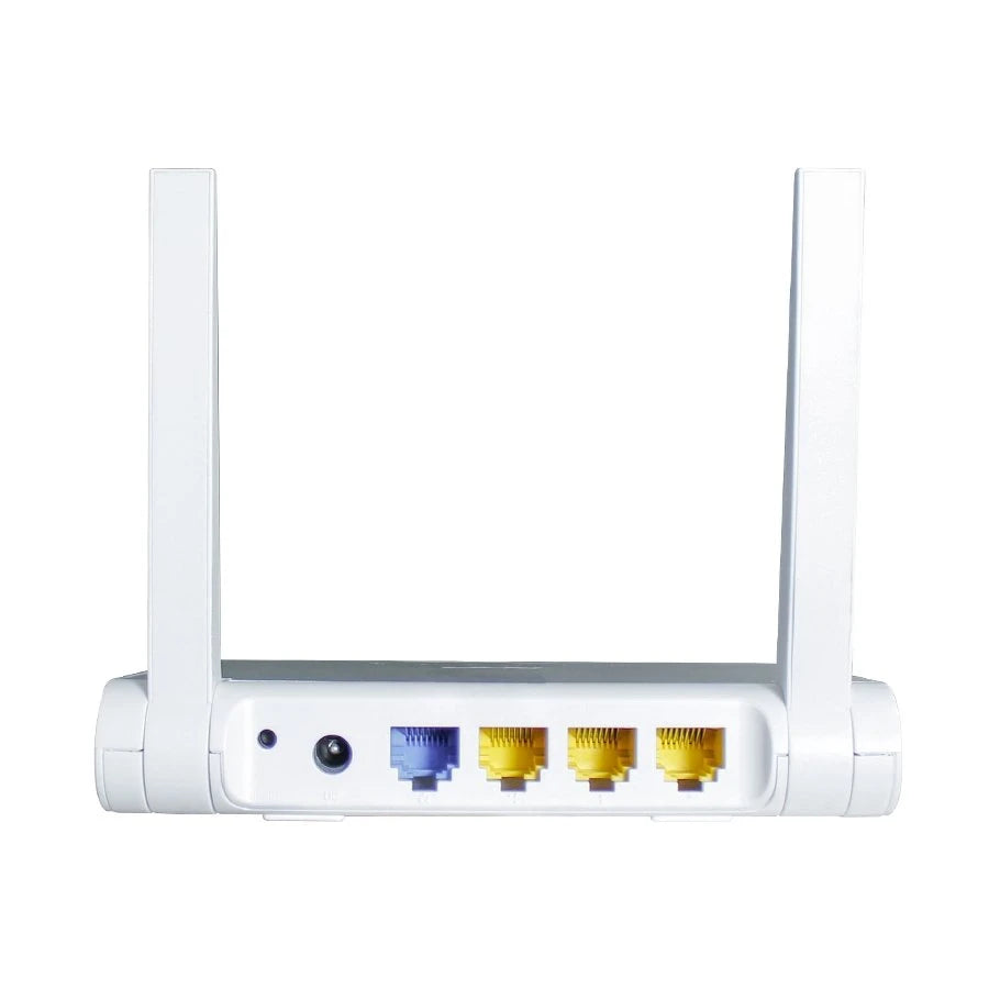 ROUTER INALAMBRICO GHIA 300MBPS 802. MULTIMODO ROUTER REPETIDOR WISP 11N/G/B 3 PUERTOS LAN 10/100 1 PUERTO WAN 10/100 2 ANTENAS FIJAS EXTERNAS 5DBI