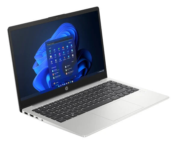 NOTEBOOK COMERCIAL HP 245 G10 / AMD RYZEN 5 7530U 2.0 - 4.5 GHZ / AMD RADEON / 8GB DDR4-3200 / 512GB SSD / 14 FHD / WIFI 6 + BT 5.3 / CAM HD / BATT 3C / TEC ILU + RES DER / WIN11 HOME / PLATA / 1-1-0