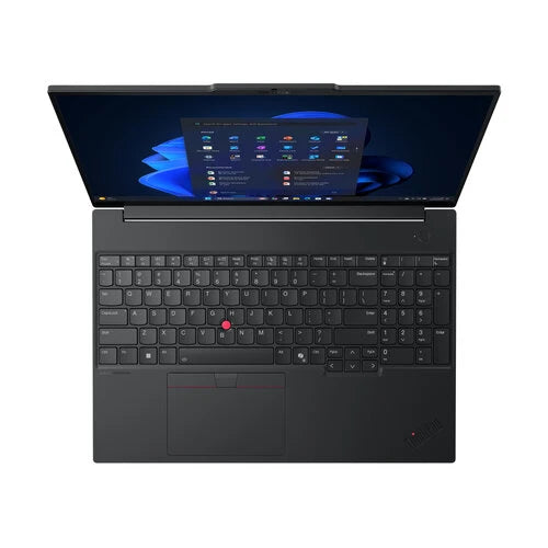 LAPTOP LENOVO THINKPAD E16 GEN 3 / CORE ULTRA 7 255H 5.1GHZ / 16GB DDR5 / 512GB SSD / 16 WUXGA 1920X1200 / NEGRO / WIN 11 PRO / 1YR EN SITIO