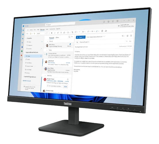 MONITOR LENOVO THINKVISION S24-4E /23.8 FHD 1920X1080 IPS / 1X HDMI 1.4, 1X VGA /3 YR GARANTIA CENTRO DE SERVICIO