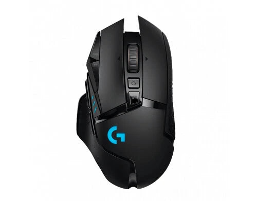 MOUSE GAMING LOGITECH G502 LIGHTSPEED NEGRO INALAMBRICO RGB LIGHTSYNC 25600DPI CON BATERIA RECARGABLE