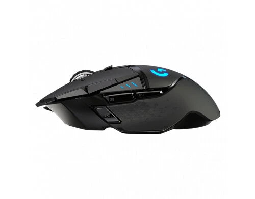 MOUSE GAMING LOGITECH G502 LIGHTSPEED NEGRO INALAMBRICO RGB LIGHTSYNC 25600DPI CON BATERIA RECARGABLE