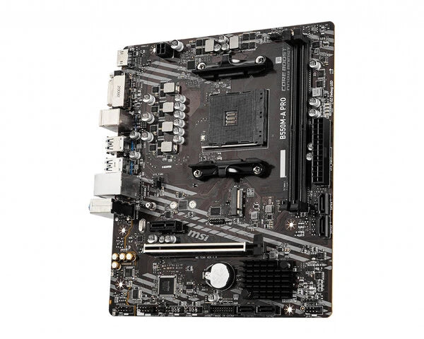 MB MSI B550 AMD S-AM4 3A GEN/2XDRR4 3200MHZ/PCIE 4.0/HDMI/DVI/4XUSB 3.2/M.2/MICRO ATX/GAMA MEDIA