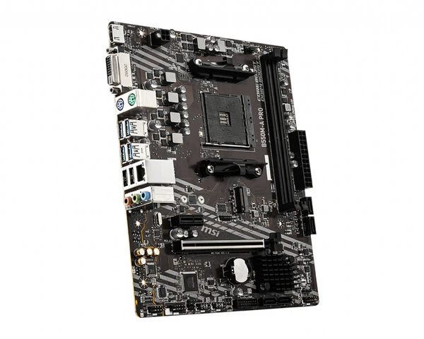 MB MSI B550 AMD S-AM4 3A GEN/2XDRR4 3200MHZ/PCIE 4.0/HDMI/DVI/4XUSB 3.2/M.2/MICRO ATX/GAMA MEDIA