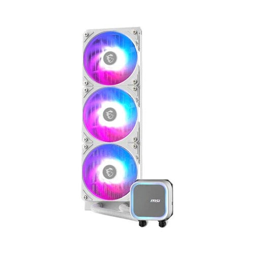 DISIPADOR DE ENFRIAMIENTO LIQUIDO MS MAG CORELIQUID A13 360 / WHITE/ 360MM / INTEL ,1700, 1851 / AMD AM5, AM4 / RGB