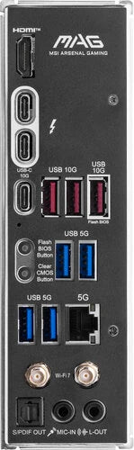 MB MSI Z890 INTEL S-1851 ULTRA DDR5 9200-6400/1 HDMI /M.2 WIFI 7 BLUETOOTH/ GAMA ALTA