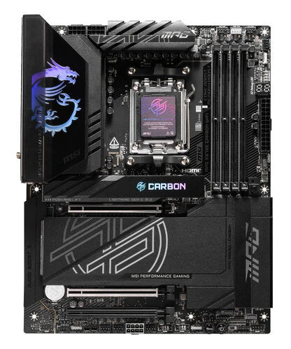 MB MSI X870E AMD S-AM5 9000A GEN/4X DDR5 5000/PCIE 4.0/HDMI/4XUSB 2.0/M.2/ATX/WIFI 6E/BLUETOOTH 5.3/GAMA MEDIA /GAMER/RGB