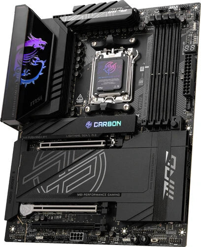 MB MSI X870E AMD S-AM5 9000A GEN/4X DDR5 5000/PCIE 4.0/HDMI/4XUSB 2.0/M.2/ATX/WIFI 6E/BLUETOOTH 5.3/GAMA MEDIA /GAMER/RGB