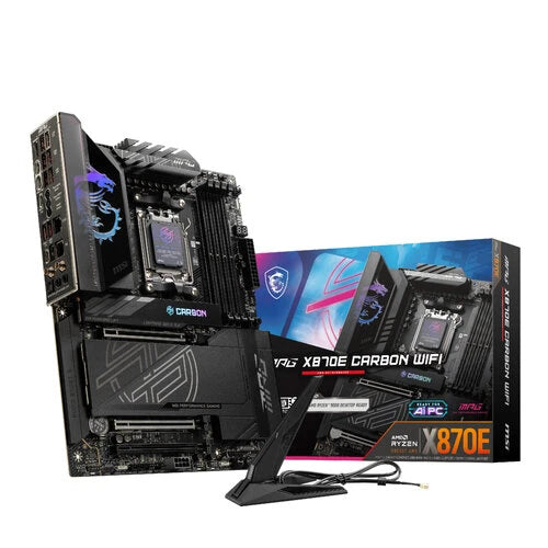 MB MSI X870E AMD S-AM5 9000A GEN/4X DDR5 5000/PCIE 4.0/HDMI/4XUSB 2.0/M.2/ATX/WIFI 6E/BLUETOOTH 5.3/GAMA MEDIA /GAMER/RGB