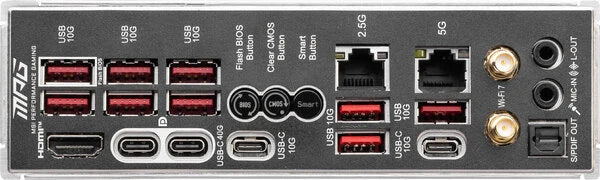 MB MSI X870E AMD S-AM5 9000A GEN/4X DDR5 5000/PCIE 4.0/HDMI/4XUSB 2.0/M.2/ATX/WIFI 6E/BLUETOOTH 5.3/GAMA MEDIA /GAMER/RGB