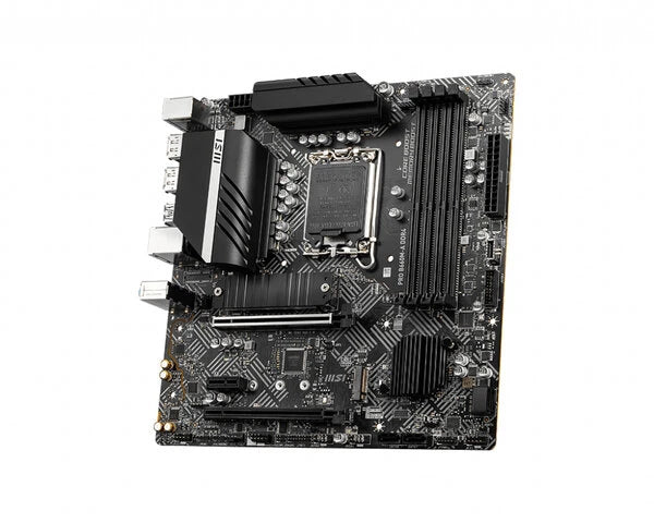 MB MSI H610 INTEL S-1700 12A GEN/2XDDR4 3200MHZ/PCIE 4.0/HDMI/DVI/DP/2XUSB 3.2/M.2/MICRO ATX/GAMA BASICA