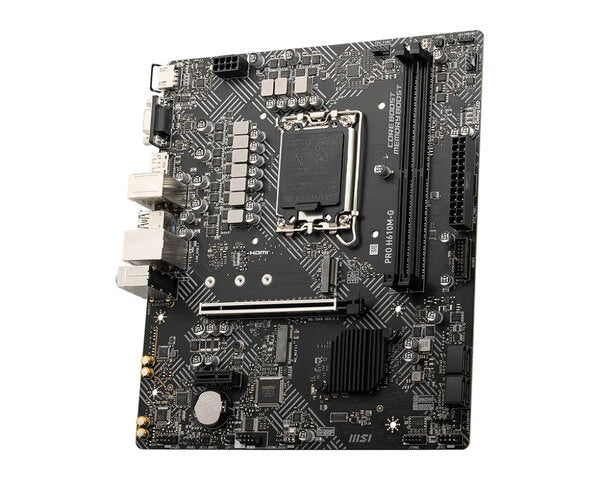 TARJETA MADRE MSI / INTEL H610 / DDR5 / X4 USB 2.0 / X2 USB 3.2 / VGA / HDMI / DISPLAY PORT / LAN 1 GBE