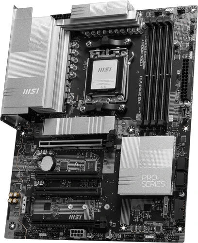MB MSI X870 AMD S-AM5 9000A GEN/4X DDR5 5000/PCIE 4.0/HDMI/4XUSB 2.0/M.2/ATX/WIFI 6E/BLUETOOTH 5.3/GAMA MEDIA /GAMER/RGB