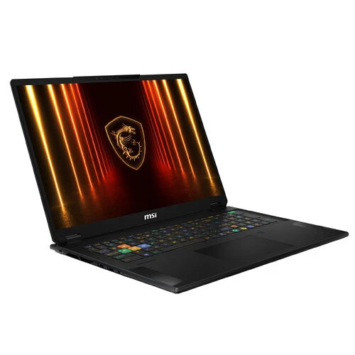 LAPTOP GAMER MSI STEALTH 18 HX AI A2XW / 18 UHD 120HZ / INTEL CORE ULTRA 9 275HX HASTA 5.4 GHZ / DDR5 64GB (2*32GB) / 2TB SSD / NVIDIA RTX 5090 GDDR7 24GB / WIN 11 PRO (TECLADO EN INGLES