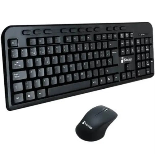 TECLADO Y MOUSE NEXTEP INALAMBRICO 1000 DPI COLOR NEGRO