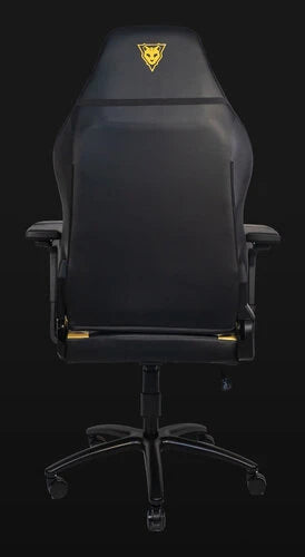 SILLA OCELOT GAMING OS-KING / VINIPIEL Y TERCIOPELO / BASE METALICA AJUSTABLE / DESCANSABRAZOS 5D / PISTON CLASE 4 / RECLINABLE 90-155 GRADOS / HASTA 150KG / COJINES LUMBAR Y CERVICAL / COLOR NEGRO CO
