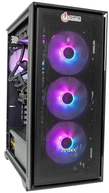 Computadora Gamer OPG, Blue Elf, Intel Core I7 14th, 32GB RAM, 1TB Nvme Gen4, Rtx 5070 12gb, Fuente 850w 80+ Gold, Windows Trial