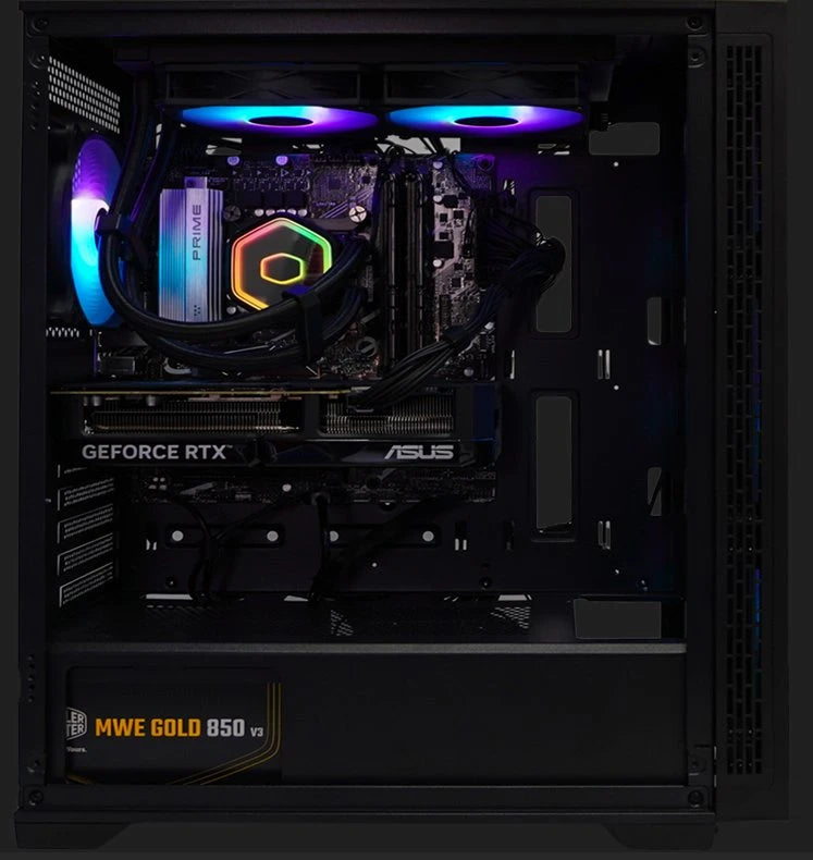 Computadora Gamer OPG, Blue Elf, Intel Core I7 14th, 32GB RAM, 1TB Nvme Gen4, Rtx 5070 12gb, Fuente 850w 80+ Gold, Windows Trial