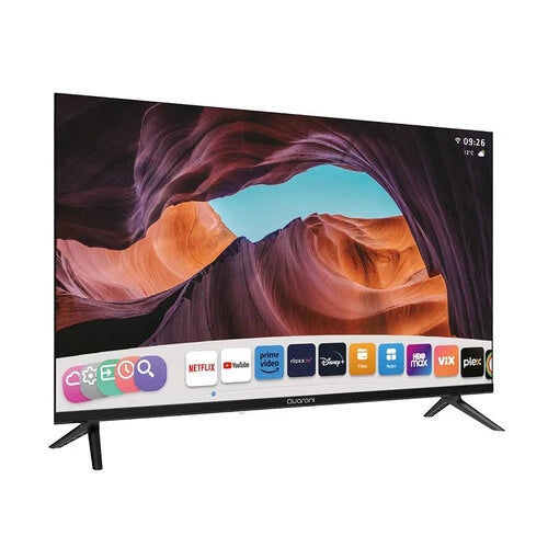 TELEVISION SMART QUARONI WHALE HD 32 2 HDMI, 2 USB, MINI AV, OPTICO, 3.5MM 60HZ