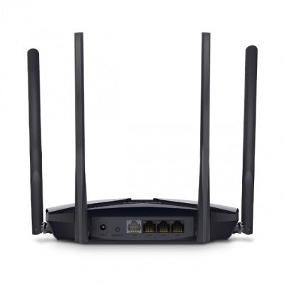 ROUTER WIFI6 DE DOBLE BANDA AX3000 MERCUSYS MR80X CON 4 PUERTOS GIGABIT PARA CONECTAR MÁS DISPOSITIVOS