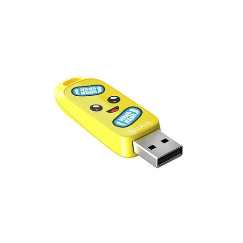 MEMORIA SANDISK 128GB USB 3.2 FORTNITE DRIVE EDICION BANANO SDCZIF-128G-G46