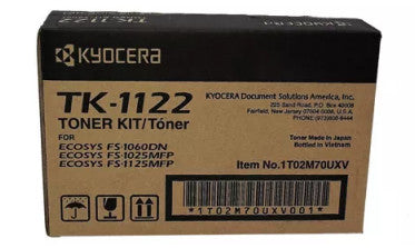 Tóner KYOCERA TK-1122 - Negro, 3000 páginas, Negro, Kyocera